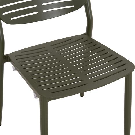 ΚΑΡΕΚΛΑ ΤΡΑΠΕΖΑΡΙΑΣ HILLIARD HM6645.07 ΑΛΟΥΜΙΝΙΟ OLIVE GREEN 46x54x78Υεκ