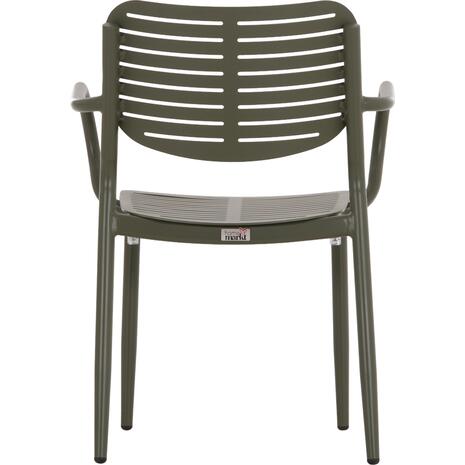 ΠΟΛΥΘΡΟΝΑ ΤΡΑΠΕΖΑΡΙΑΣ HILLIARD HM6644.07 ΑΛΟΥΜΙΝΙΟ ΣΕ OLIVE GREEN 58x52x78Υεκ