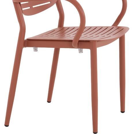 ΠΟΛΥΘΡΟΝΑ ΤΡΑΠΕΖΑΡΙΑΣ HILLIARD HM6644.08 ΑΛΟΥΜΙΝΙΟ ΣΕ TERRACOTTA 58x52x78Υεκ