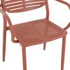 ΠΟΛΥΘΡΟΝΑ ΤΡΑΠΕΖΑΡΙΑΣ HILLIARD HM6644.08 ΑΛΟΥΜΙΝΙΟ ΣΕ TERRACOTTA 58x52x78Υεκ