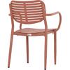 ΠΟΛΥΘΡΟΝΑ ΤΡΑΠΕΖΑΡΙΑΣ HILLIARD HM6644.08 ΑΛΟΥΜΙΝΙΟ ΣΕ TERRACOTTA 58x52x78Υεκ