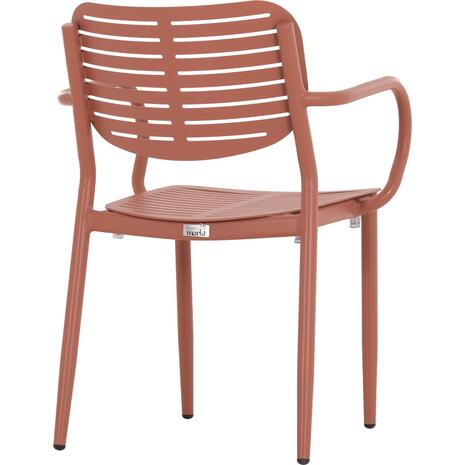 ΠΟΛΥΘΡΟΝΑ ΤΡΑΠΕΖΑΡΙΑΣ HILLIARD HM6644.08 ΑΛΟΥΜΙΝΙΟ ΣΕ TERRACOTTA 58x52x78Υεκ