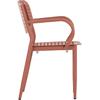 ΠΟΛΥΘΡΟΝΑ ΤΡΑΠΕΖΑΡΙΑΣ HILLIARD HM6644.08 ΑΛΟΥΜΙΝΙΟ ΣΕ TERRACOTTA 58x52x78Υεκ