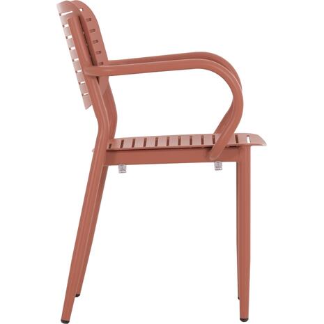 ΠΟΛΥΘΡΟΝΑ ΤΡΑΠΕΖΑΡΙΑΣ HILLIARD HM6644.08 ΑΛΟΥΜΙΝΙΟ ΣΕ TERRACOTTA 58x52x78Υεκ