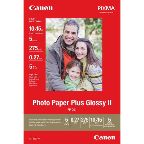 Χαρτί φωτογραφικό Canon 10x15cm Glossy 265gr/m2 (πακέτο 5 φύλλων)