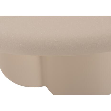 ΤΡΑΠΕΖΙ ΤΡΑΠΕΖΑΡΙΑΣ FIBER CEMENT ΣΤΡΟΓΓΥΛΟ NAYU HM6583.02 ΜΠΕΖ Φ120x73Υεκ