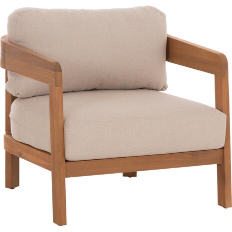 ΠΟΛΥΘΡΟΝΑ LOUNGE ΕΞ.ΧΩΡΟΥ SOLARA HM6513 ΞΥΛΟ ΑΚΑΚΙΑΣ ΦΥΣΙΚΟ-ΜΑΞΙΛΑΡΙΑ ΕΚΡΟΥ 75x70x75Υεκ