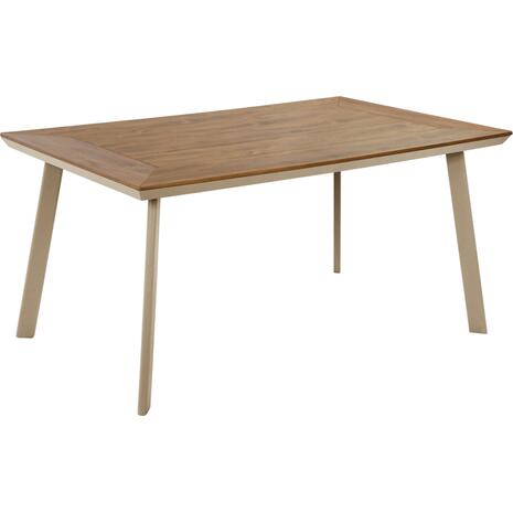 ΤΡΑΠΕΖΙ ΑΛΟΥΜΙΝΙΟΥ ΜΕ POLYWOOD TABER HM5132.04 ΚΑΠΟΥΤΣΙΝΟ 160x92x72Υεκ