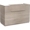 ΓΡΑΦΕΙΟ ΥΠΟΔΟΧΗΣ (RECEPTION) BARRY HM2153.01 ΜΕΛΑΜΙΝΗ ΣΕ SONAMA 160x70x110Υεκ.