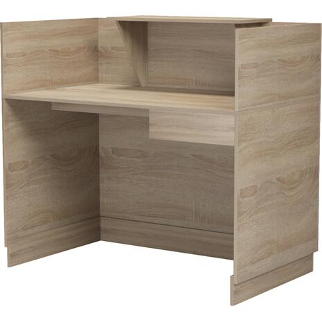 ΓΡΑΦΕΙΟ ΥΠΟΔΟΧΗΣ (RECEPTION) BARRY HM2152.01 ΜΕΛΑΜΙΝΗ ΣΕ SONAMA 120x70x110Υεκ.