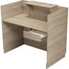 ΓΡΑΦΕΙΟ ΥΠΟΔΟΧΗΣ (RECEPTION) BARRY HM2152.01 ΜΕΛΑΜΙΝΗ ΣΕ SONAMA 120x70x110Υεκ.