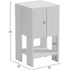 ΚΟΜΟΔΙΝΟ ARGUS HM18378.02 ΜΕΛΑΜΙΝΗ ΣΕ ΛΕΥΚΟ 30x30x55Υεκ.