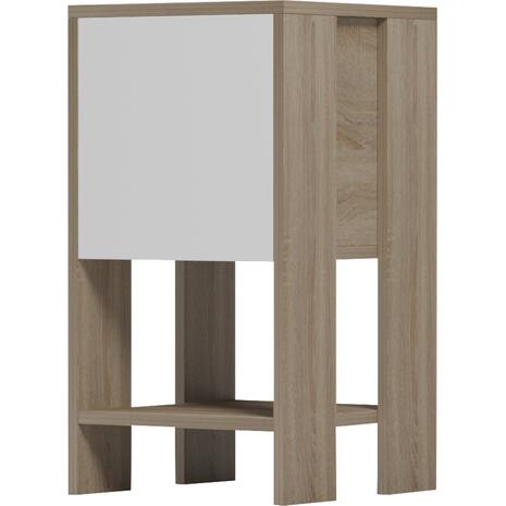 ΚΟΜΟΔΙΝΟ ARGUS HM18378.11 ΜΕΛΑΜΙΝΗ ΛΕΥΚΟ/SONAMA 30x30x55Υεκ.