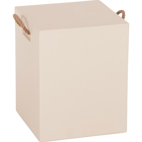 ΣΚΑΜΠΟ ΤΕΤΡΑΓΩΝΟ FIBER CEMENT ΜΕ ΧΕΡΟΥΛΙΑ ZAK HM6581.02 ΣΕ ΜΠΕΖ 36x36x45,5Υεκ