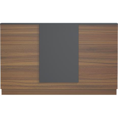 ΓΡΑΦΕΙΟ ΥΠΟΔΟΧΗΣ (RECEPTION) KRONIC HM2156.03 ΜΕΛΑΜΙΝΗ ΣΕ ΚΑΡΥΔΙ-ΓΚΡΙ 180x70x110Υεκ.