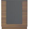 ΓΡΑΦΕΙΟ ΥΠΟΔΟΧΗΣ (RECEPTION) KARMEN HM2155.03 ΜΕΛΑΜΙΝΗ ΚΑΡΥΔΙ/ΓΚΡΙ 100x70x110Υεκ