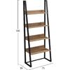 ΡΑΦΙΕΡΑ IZABEL HM18376.01 ΜΕΤΑΛΛΟ--ΜΕΛΑΜΙΝΗ ΣΕ OAK 75x36x185Υεκ.