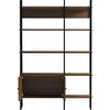 ΒΙΒΛΙΟΘΗΚΗ-ΡΑΦΙΕΡΑ NEZER HM18377.03 ΜΕΤΑΛΛΟ--ΜΕΛΑΜΙΝΗ ΣΕ ΚΑΡΥΔΙ 120x35x180Υεκ.