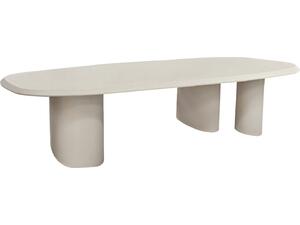 ΤΡΑΠΕΖΙ ΤΡΑΠΕΖΑΡΙΑΣ FIBER CEMENT ΟΒΑΛ GLEN HM6598.02 ΜΠΕΖ 260x95x75Υεκ