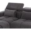 ΚΑΝΑΠΕΣ ΑΡΙΣΤΕΡΗ ΓΩΝΙΑ DIVYA HM3267.12L ΓΚΡΙ ΥΦΑΣΜΑ 260x100-174x104Υεκ.