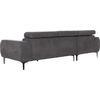 ΚΑΝΑΠΕΣ ΑΡΙΣΤΕΡΗ ΓΩΝΙΑ DIVYA HM3267.12L ΓΚΡΙ ΥΦΑΣΜΑ 260x100-174x104Υεκ.