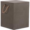 ΣΚΑΜΠΟ ΤΕΤΡΑΓΩΝΟ FIBER CEMENT ΜΕ ΧΕΡΟΥΛΙΑ ZAK HM6581.01 ΣΕ ΓΚΡΙ 36x36x45.5Υεκ