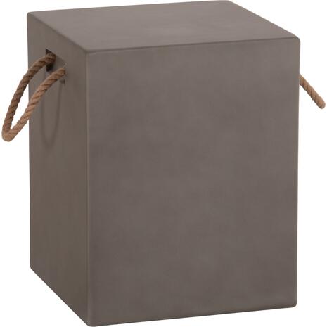 ΣΚΑΜΠΟ ΤΕΤΡΑΓΩΝΟ FIBER CEMENT ΜΕ ΧΕΡΟΥΛΙΑ ZAK HM6581.01 ΣΕ ΓΚΡΙ 36x36x45.5Υεκ