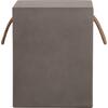 ΣΚΑΜΠΟ ΤΕΤΡΑΓΩΝΟ FIBER CEMENT ΜΕ ΧΕΡΟΥΛΙΑ ZAK HM6581.01 ΣΕ ΓΚΡΙ 36x36x45.5Υεκ