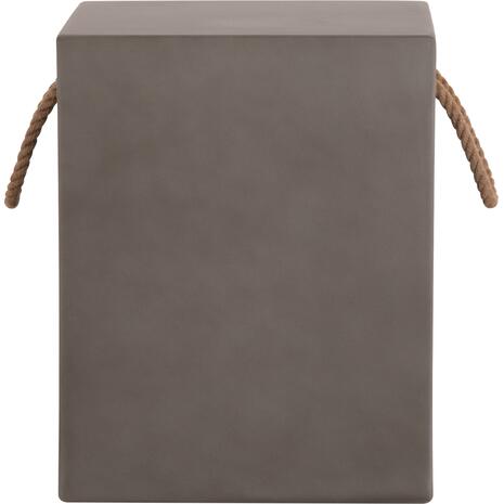 ΣΚΑΜΠΟ ΤΕΤΡΑΓΩΝΟ FIBER CEMENT ΜΕ ΧΕΡΟΥΛΙΑ ZAK HM6581.01 ΣΕ ΓΚΡΙ 36x36x45.5Υεκ
