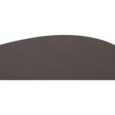 ΤΡΑΠΕΖΙ ΣΑΛΟΝΙΟΥ FIBER CEMENT ΟΒΑΛ BRECCAN HM6594.01 ΓΚΡΙ 130x70x42Υεκ