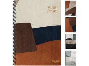 Τετράδιο σπιράλ SKAG Wabi Sabi 3 θεμάτων A4 (313230) (διάφορα σχέδια)