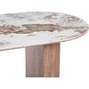 ΤΡΑΠΕΖΙ ΟΒΑΛ MARBLEX HM18428 ΚΕΡΑΜΙΚΟ TOP ΣΕ PANDORA--MDF ΠΟΔΙΑ 210x100x77Υεκ