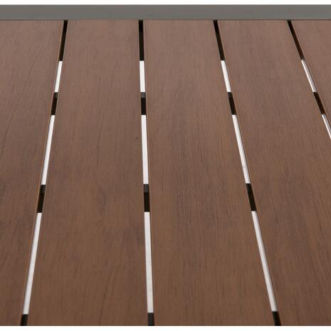 ΤΡΑΠΕΖΙ ΕΞΩΤ.ΧΩΡΟΥ GOYA HM6059.07 ΑΛΟΥΜΙΝΙΟ ΣE OLIVE GREEN & POLYWOOD 160X80Χ75Υεκ.