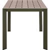 ΤΡΑΠΕΖΙ ΕΞΩΤ.ΧΩΡΟΥ GOYA HM6059.07 ΑΛΟΥΜΙΝΙΟ ΣE OLIVE GREEN & POLYWOOD 160X80Χ75Υεκ.