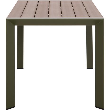 ΤΡΑΠΕΖΙ ΕΞΩΤ.ΧΩΡΟΥ GOYA HM6059.07 ΑΛΟΥΜΙΝΙΟ ΣE OLIVE GREEN & POLYWOOD 160X80Χ75Υεκ.