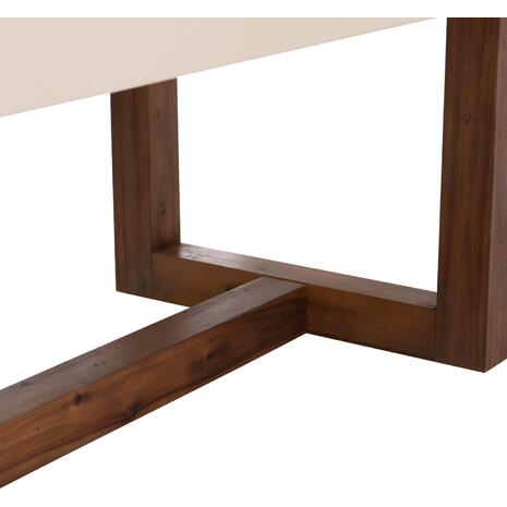 ΤΡΑΠΕΖΙ ΤΡΑΠΕΖΑΡΙΑΣ FIBER CEMENT & ΞΥΛΟ ΑΚΑΚΙΑΣ ASTOR HM6572.02 ΜΠΕΖ 240x100x75Υεκ