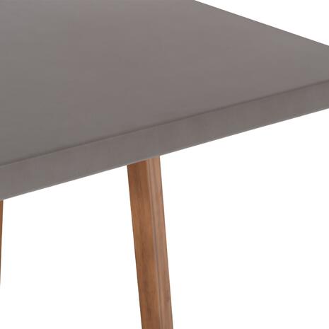 ΤΡΑΠΕΖΙ ΤΡΑΠΕΖΑΡΙΑΣ FIBER CEMENT & ΞΥΛΟ ΑΚΑΚΙΑΣ PRIVO HM6602.01 ΓΚΡΙ 80x80x76Υεκ
