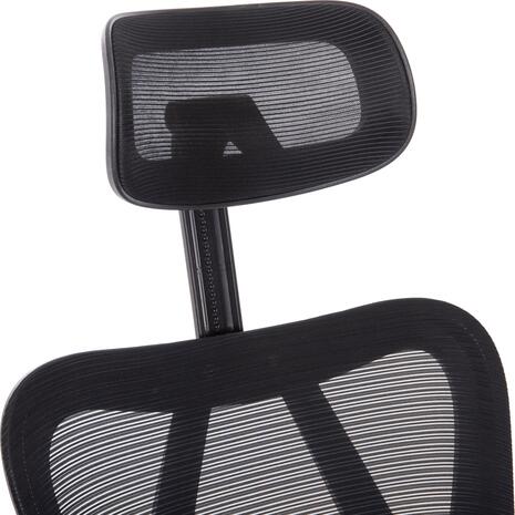 ΚΑΡΕΚΛΑ ΓΡΑΦΕΙΟΥ MEXER HM1195.01 ΜΑΥΡΟ MESH-PP ΒΑΣΗ 68x70x136Υεκ.