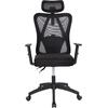 ΚΑΡΕΚΛΑ ΓΡΑΦΕΙΟΥ MEXER HM1195.01 ΜΑΥΡΟ MESH-PP ΒΑΣΗ 68x70x136Υεκ.