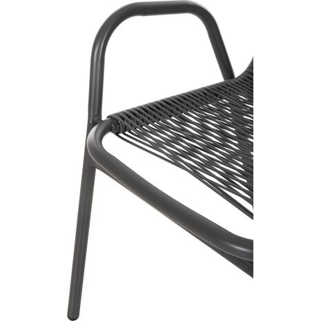 ΠΟΛΥΘΡΟΝΑ ΕΞ.ΧΩΡΟΥ AVRIL HM5968.01 ΜΕΤΑΛΛΟ ΚΑΙ ΣΥΝΘ.RATTAN ΣΕ ΓΚΡΙ 54,5x56x78Υεκ.