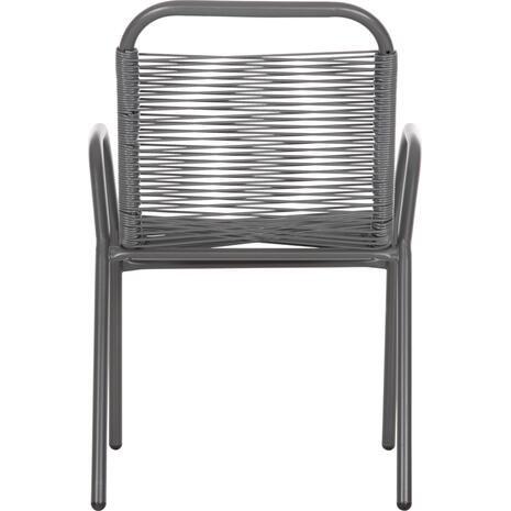 ΠΟΛΥΘΡΟΝΑ ΕΞ.ΧΩΡΟΥ AVRIL HM5968.01 ΜΕΤΑΛΛΟ ΚΑΙ ΣΥΝΘ.RATTAN ΣΕ ΓΚΡΙ 54,5x56x78Υεκ.