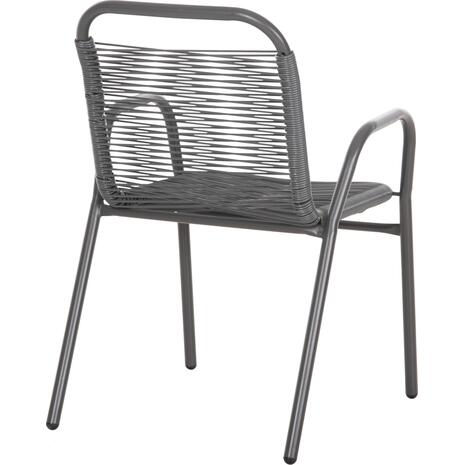 ΠΟΛΥΘΡΟΝΑ ΕΞ.ΧΩΡΟΥ AVRIL HM5968.01 ΜΕΤΑΛΛΟ ΚΑΙ ΣΥΝΘ.RATTAN ΣΕ ΓΚΡΙ 54,5x56x78Υεκ.