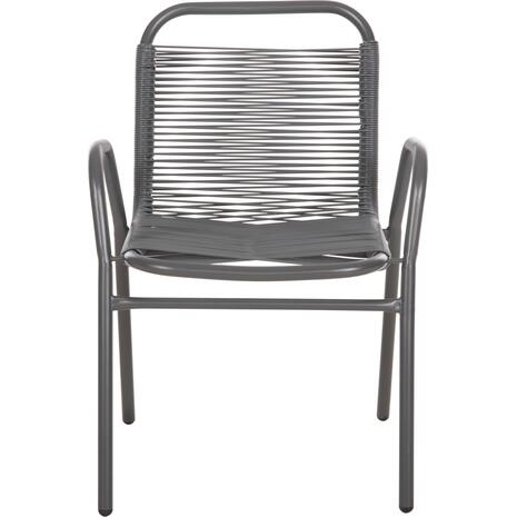 ΠΟΛΥΘΡΟΝΑ ΕΞ.ΧΩΡΟΥ AVRIL HM5968.01 ΜΕΤΑΛΛΟ ΚΑΙ ΣΥΝΘ.RATTAN ΣΕ ΓΚΡΙ 54,5x56x78Υεκ.
