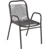 ΠΟΛΥΘΡΟΝΑ ΕΞ.ΧΩΡΟΥ AVRIL HM5968.01 ΜΕΤΑΛΛΟ ΚΑΙ ΣΥΝΘ.RATTAN ΣΕ ΓΚΡΙ 54,5x56x78Υεκ.