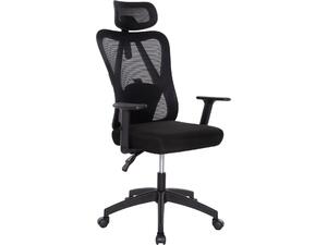 ΚΑΡΕΚΛΑ ΓΡΑΦΕΙΟΥ MEXER HM1195.01 ΜΑΥΡΟ MESH-PP ΒΑΣΗ 68x70x136Υεκ.
