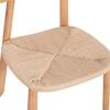 KΑΡΕΚΛΑ ΤΡΑΠΕΖΑΡΙΑΣ OSORIO HM18335.01 RUBBERWOOD & ΣΧΟΙΝΙ ΣΕ ΦΥΣΙΚΟ 51x55x74Υεκ (σετ 2 τεμαχίων)