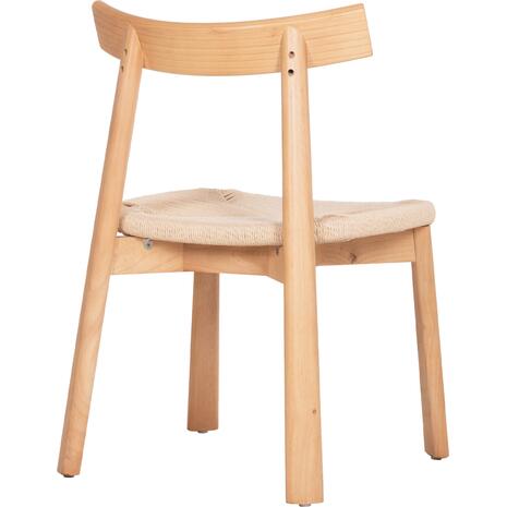 KΑΡΕΚΛΑ ΤΡΑΠΕΖΑΡΙΑΣ OSORIO HM18335.01 RUBBERWOOD & ΣΧΟΙΝΙ ΣΕ ΦΥΣΙΚΟ 51x55x74Υεκ (σετ 2 τεμαχίων)