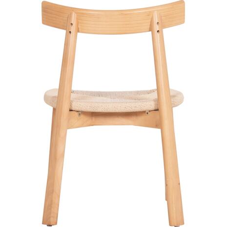 KΑΡΕΚΛΑ ΤΡΑΠΕΖΑΡΙΑΣ OSORIO HM18335.01 RUBBERWOOD & ΣΧΟΙΝΙ ΣΕ ΦΥΣΙΚΟ 51x55x74Υεκ (σετ 2 τεμαχίων)