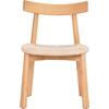 KΑΡΕΚΛΑ ΤΡΑΠΕΖΑΡΙΑΣ OSORIO HM18335.01 RUBBERWOOD & ΣΧΟΙΝΙ ΣΕ ΦΥΣΙΚΟ 51x55x74Υεκ (σετ 2 τεμαχίων)