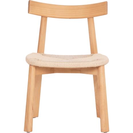 KΑΡΕΚΛΑ ΤΡΑΠΕΖΑΡΙΑΣ OSORIO HM18335.01 RUBBERWOOD & ΣΧΟΙΝΙ ΣΕ ΦΥΣΙΚΟ 51x55x74Υεκ (σετ 2 τεμαχίων)